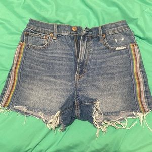 American Eagle Rainbow Shorts